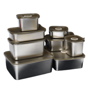 Stainless Steel Square Food Container